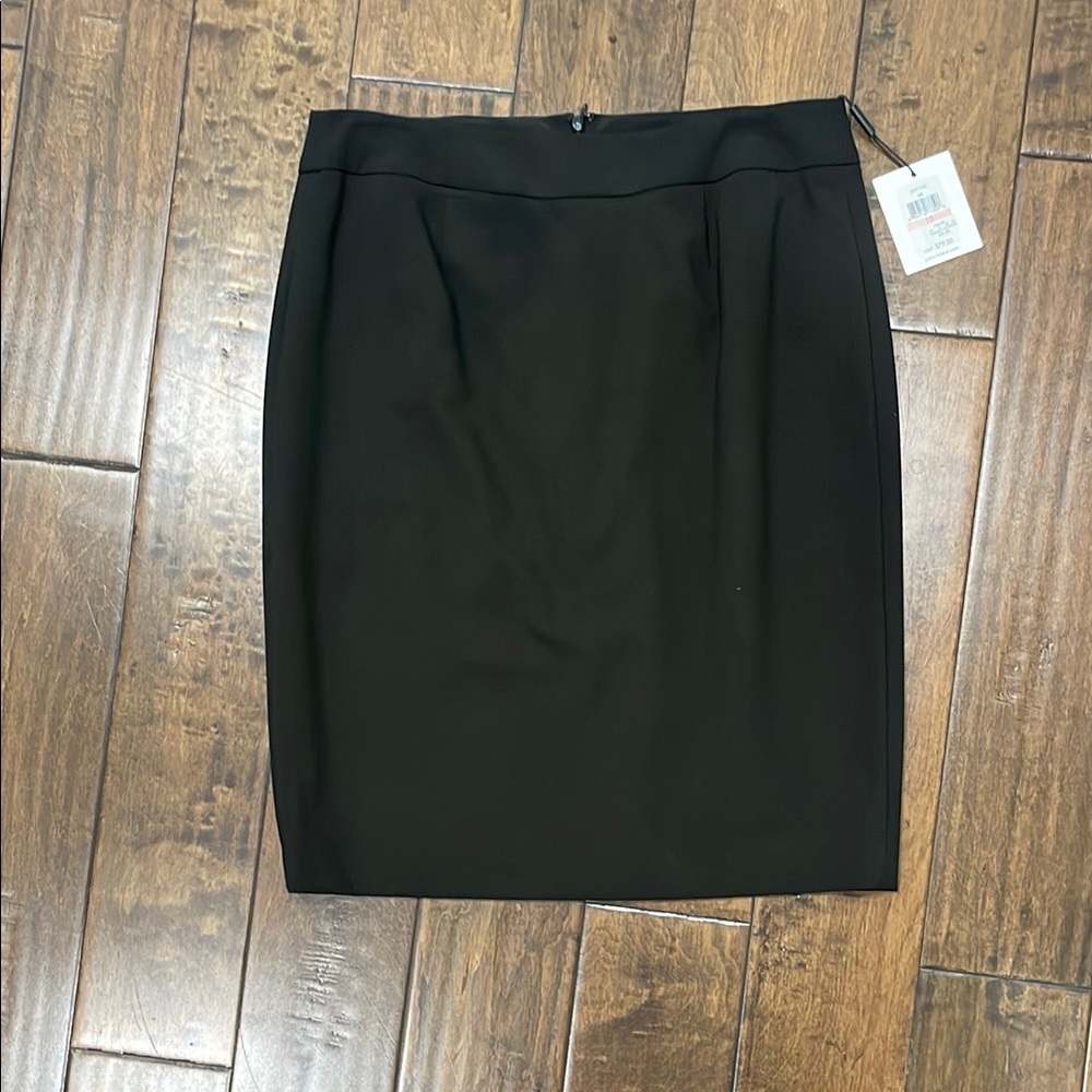 Calvin Klein Black Pencil Skirt Knee-Length